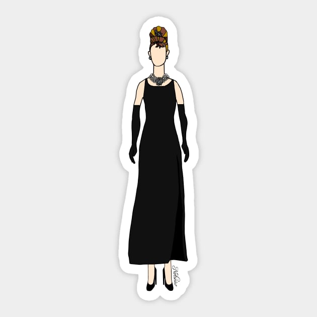 Breakfast at Tiffany's 1 Sticker by notsniwart